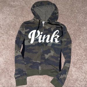 Camo PINK Zip Up